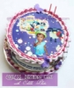 Birthday Cake with edible photo  medium