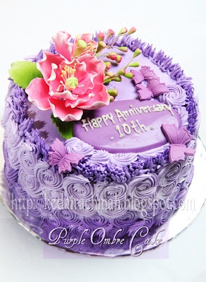 Purple Ombre Cake  large
