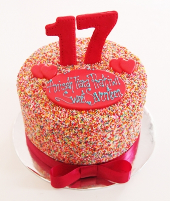 Rainbow Cake Tart kedai rachmah  large